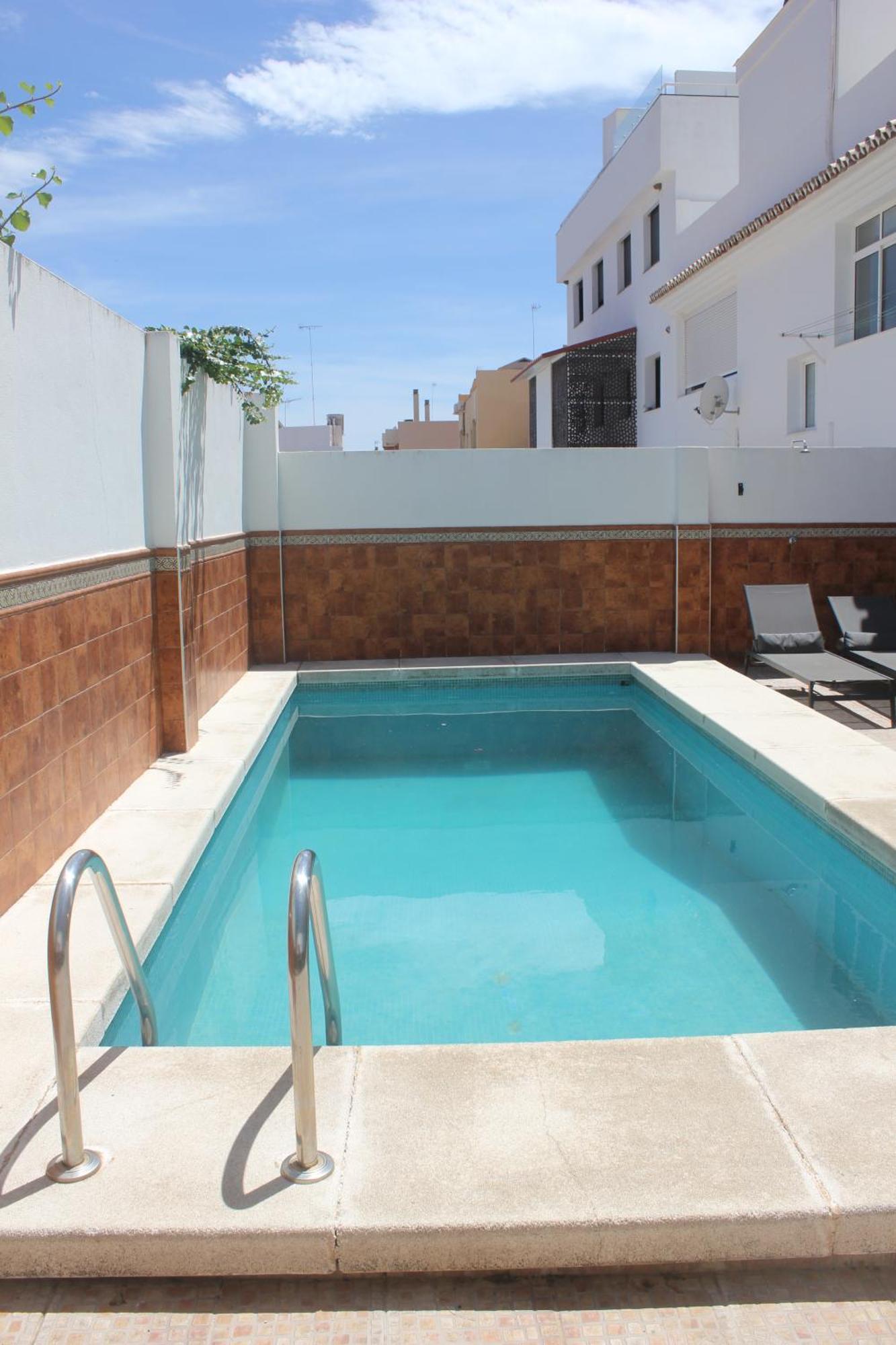 Apartamento Con Piscina En Ciudad Jardin Málaga Eksteriør bilde
